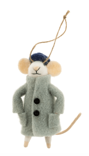 FLORENCE MOUSE ORNAMENT Indaba trading co