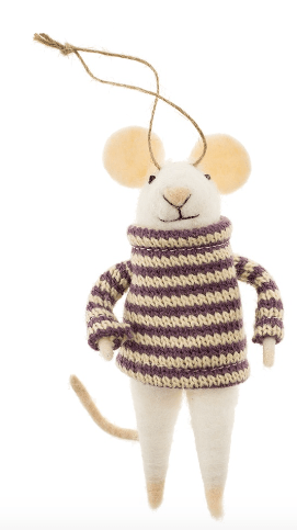 NELLIE MOUSE ORNAMENT Indaba trading co