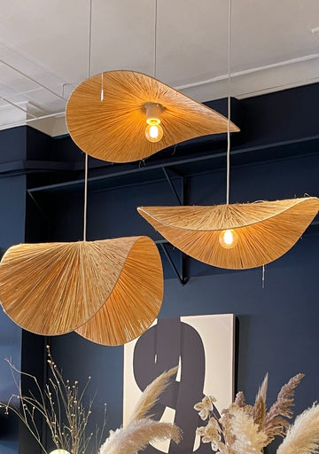 POPPY RAFFIA LAMP SHADE living-furniture Pepin Boho collab
