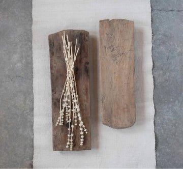 RECYCLED WOOD PEDESTAL living-homeaccents Creative Coop