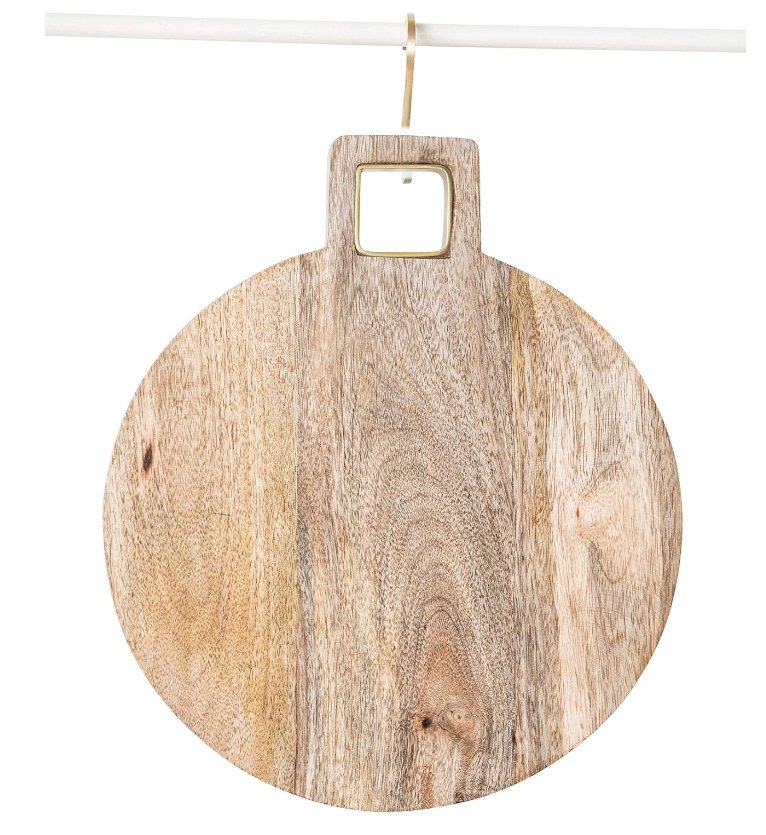 ACACIA WOOD ROUND CHEESE/CUTTING BOARD Dining-Kitchenware Bloomingville   