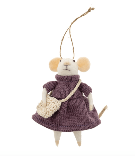CARLA CRAFT FAIR MOUSE ORNAMENT Indaba trading co