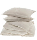 LINA LINEN DUVET SET, IVORY living-bedding Indaba trading co QUEEN  