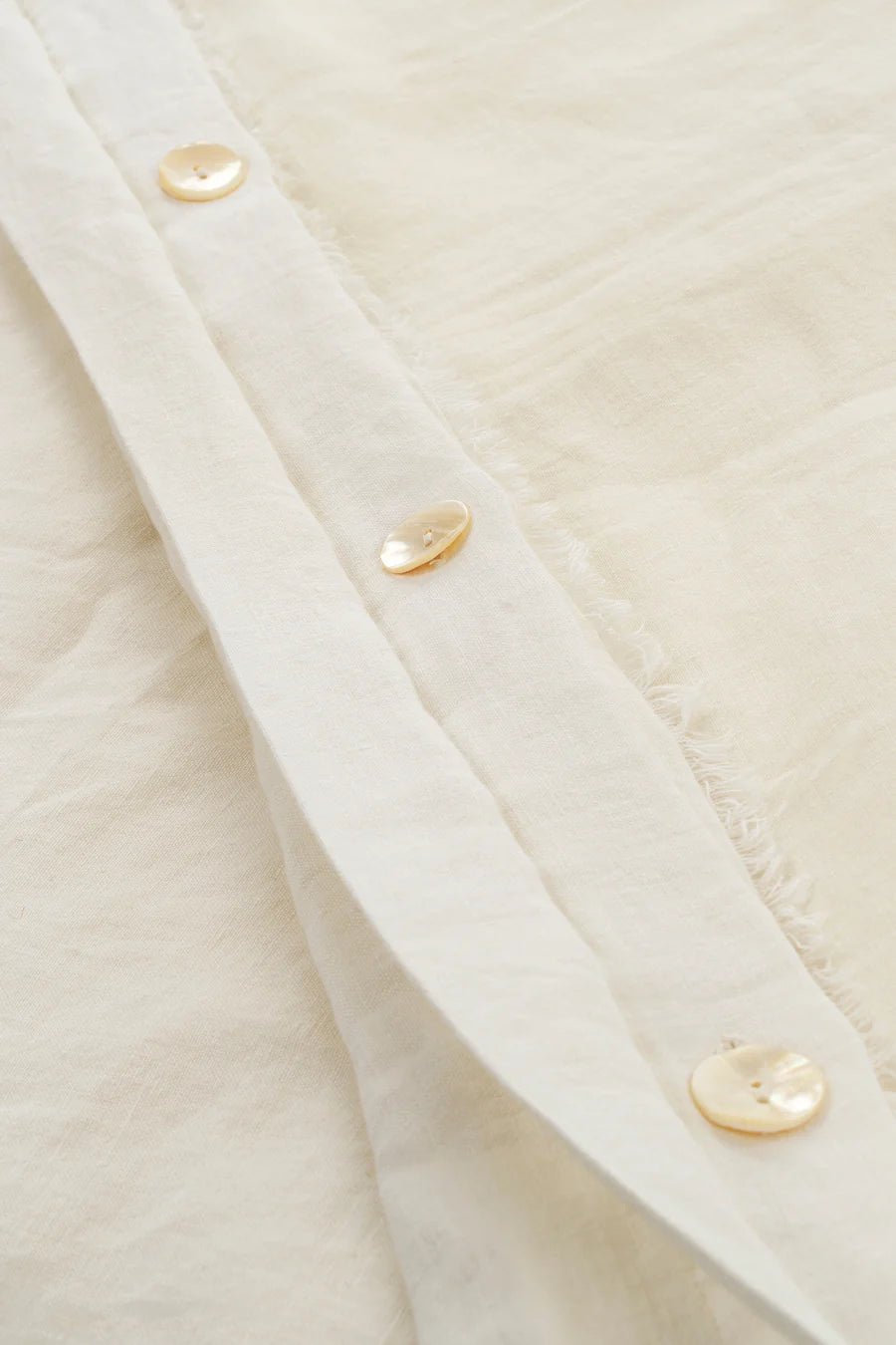 LINA LINEN DUVET SET, IVORY living-bedding Indaba trading co   
