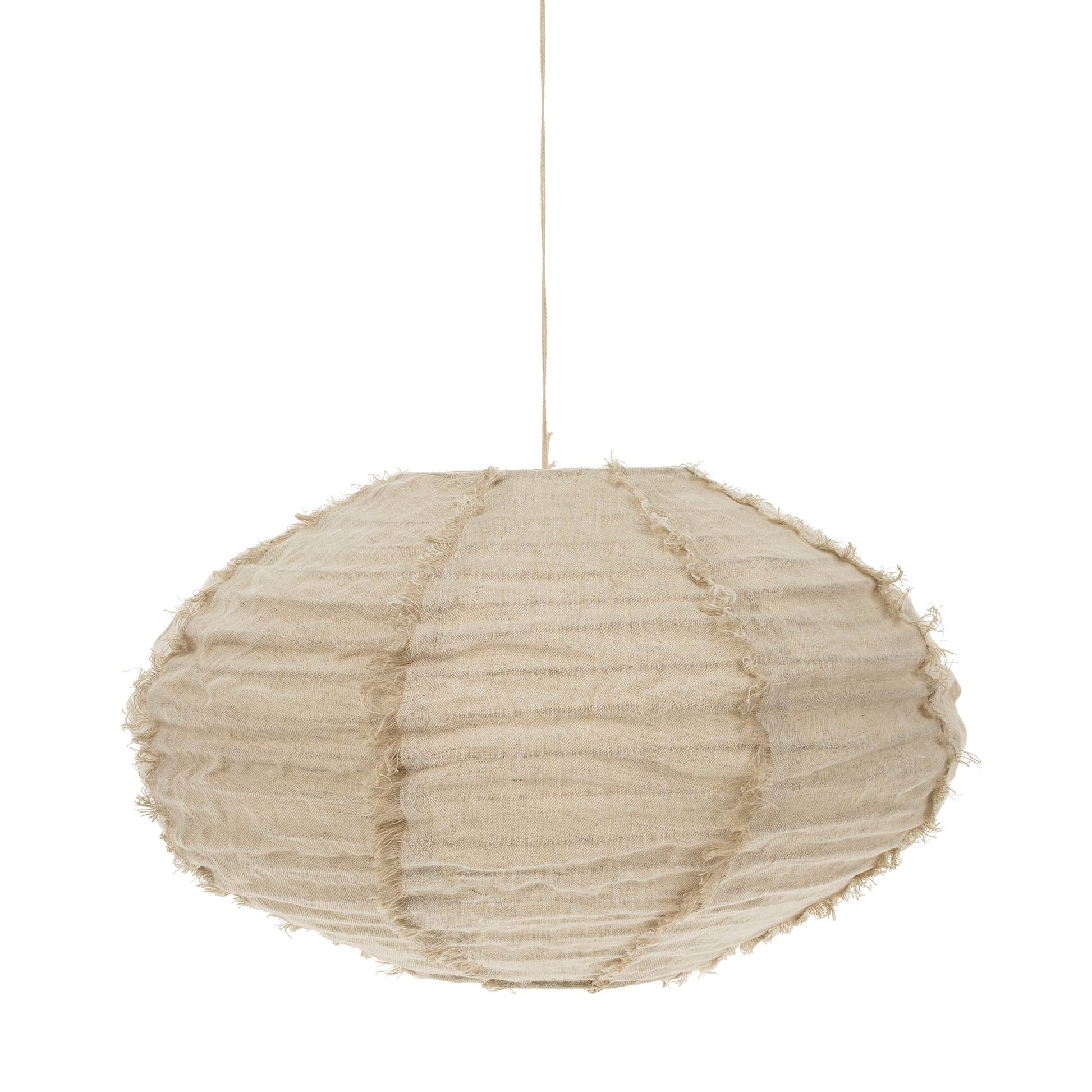 LINA LINEN LAMPSHADE IVORY lighting Indaba trading co SMALL