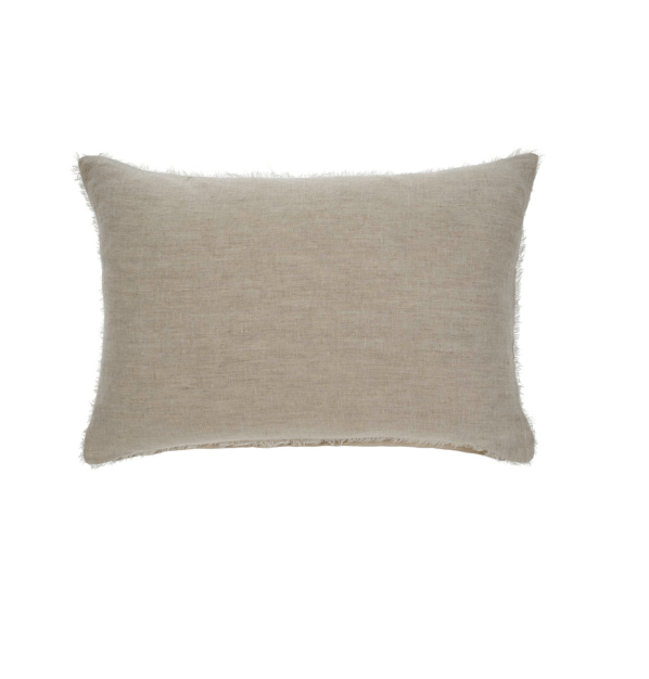 LINA LINEN PILLOW 16 x 24 - CHAMBRAY living-decorative-object Indaba trading co   