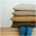 LINA LINEN PILLOW - MINK living-decorative-object Indaba trading co