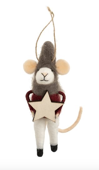 NORTH STAR NICHOLAS MOUSE ORNAMENT Indaba trading co