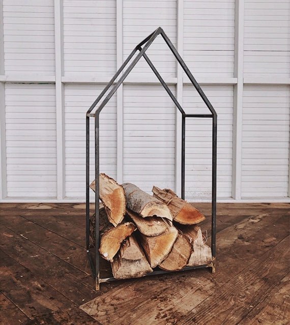 HOUSE - SHAPED LOG HOLDER living-decorative-object PEPIN   