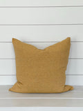 LAUREL CUSHION LIGHT WASHED MARIGOLD living-homeaccents theboholab Square 20” x 20“  