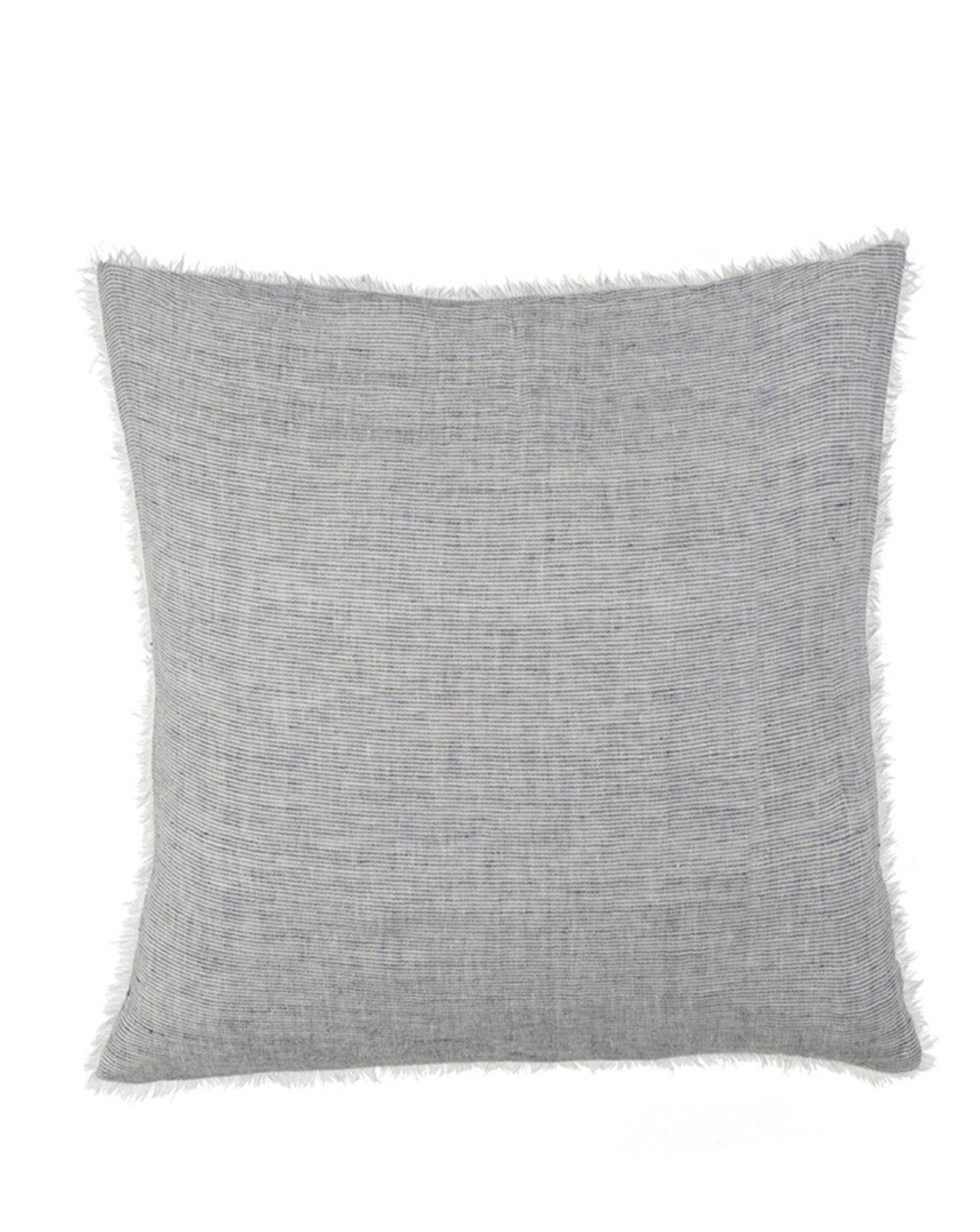 LINA LINEN PILLOW -  NAVY STRIPE living-decorative-object Indaba trading co Default Title  
