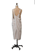 PLAID WOVEN COTTON CROSS BACK APRON WITH ADJUSTABLE STRAPS Aprons Creative Coop   