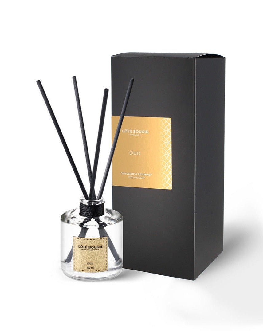 Reed diffuser - Diffuseur à batonnet : Oud living-homeaccents Côté Bougie   