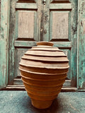 TERRACOTTA EXTRA LARGE VASES living-furniture Pepin Boho collab SIZE A: 32'' x 6''D top opening x 78 1/2''  