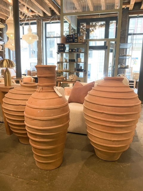TERRACOTTA EXTRA LARGE VASES living-furniture Pepin Boho collab   
